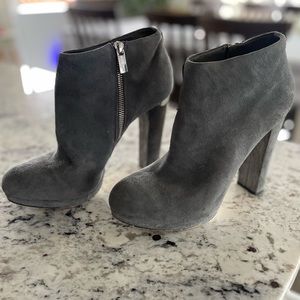 Michael Kors suede booties